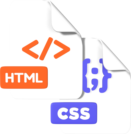 3D HTML CSS Illustration